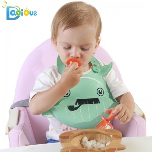 Első baba edények csecsemő kanál és villás edények kanál baba