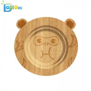 100% szerves bambusz csecsemőeszközök Spillprofil Bambusz szívólemez biztonságos Nem toxikus bambuszlemez szilikonszívással