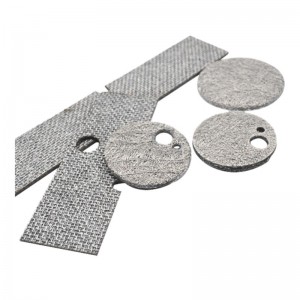 Rozsdamentes acél 310S szálas filc, amelyet égőként használnak