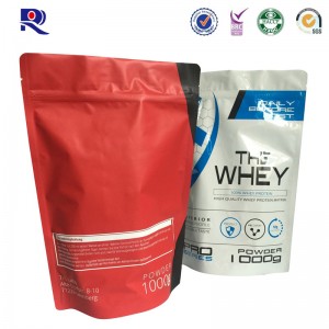 Nyomtatott és laminált stand up tasak savópor és egyéb táplálkozási por előállításához