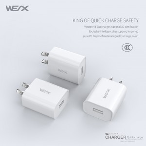 WEX -V8 egyetlen porti faltöltő usb töltő