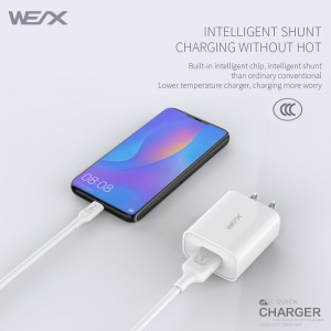 WEX -V8 egyetlen porti faltöltő usb töltő