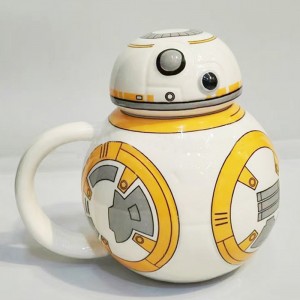 3D-s alakú kerámia bögre fogantyúval Kávé bögre csésze kreatív ajándékokkal