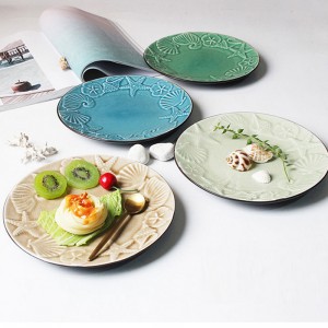 Elegáns megjelenés 100%-os melamin lemezek, porcelán tányér étterem, nyomtatott mintalemez