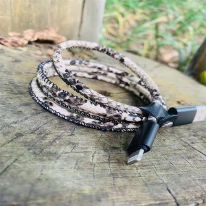 Zebra /állat minta pu adatkábel