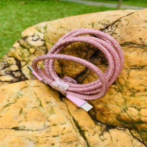 Bling bling glitter Data Cable