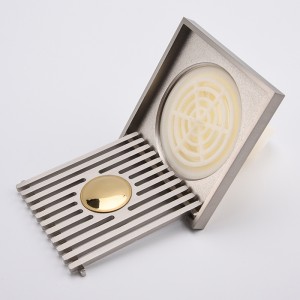 Sárgaréz dekoratív lefolyó takarók talajcsatornák padlólefolyók tisztítsák meg a fürdőszoba lefolyót