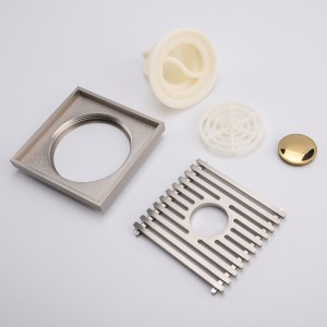 Sárgaréz dekoratív lefolyó takarók talajcsatornák padlólefolyók tisztítsák meg a fürdőszoba lefolyót