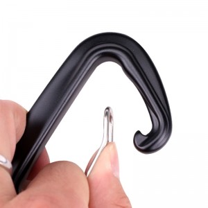 Kültéri horog sziklamászás kemping főzáró karabiner többfunkciós karabiner karabiner szabadtéri gyorsfogás gyors esés felszerelés biztonsági zár tapintófurat d-alakú acélhuzal csat főzár repülés alumínium ötvözet