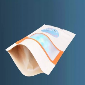 Kiváló minőségű nyomtatott, testreszabható nyomtatási cipzáras táska, fogantyúval ellátott élelmiszer-csomagoláshoz