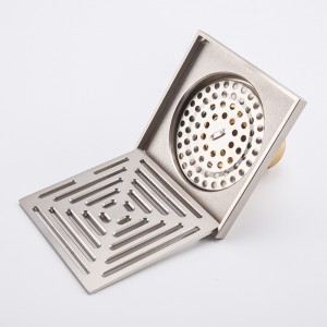 Rejtett zuhanypadló-lefolyó fedél