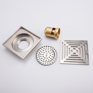 Rejtett zuhanypadló-lefolyó fedél