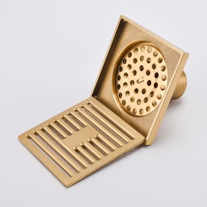 Garázs zuhanyfenék-lefolyók