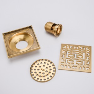 Könnyen telepíthető szaggátló padlószifon lefolyó burkolat