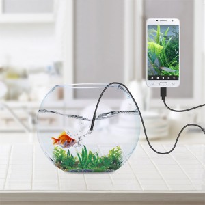 Vezeték nélküli endoszkóp 2,0 megapixeles HD WiFi borescope mikro interfész vízálló ellenőrző kígyókamera Android, iOS és Windows, iPhone, Samsung, Tablet, Mac
