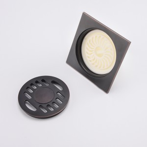 Fekete mintás mosógép szűrő zuhanyzó antik lefolyó dugóval