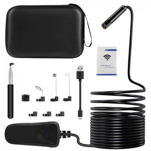 Vezeték nélküli endoszkóp 2,0 megapixeles HD WiFi borescope vízálló ellenőrző kígyó kamera Android, iOS és Windows, iPhone, Samsung, Tablet, Mac