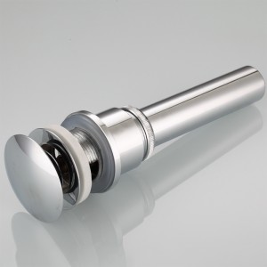 Medence krómozott kattintással elvezető csőszerelvény