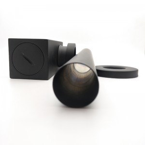 Négyzetes sárgaréz fekete matt szifon a mosogatóhoz