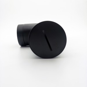 Sárgaréz fekete üveg szifon vízvezeték-csapda