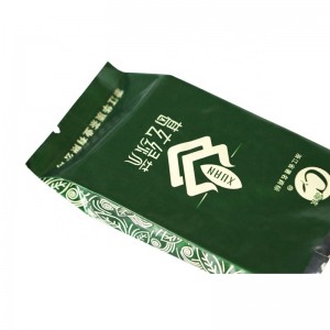 Sűrített oldalsó alumínium fóliatasak tea tárolására