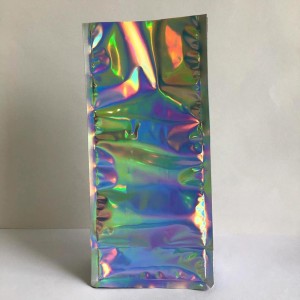 Egyedi nyomtatott OEM logó lézerfilm lapos alsó felálltáska