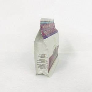 forró eladás 8 oldalsó pecsét egyedi tervezésű logó nyomtatott élelmiszer-csokoládé csomagolótáska