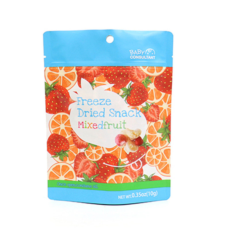 Az újonnan csomagolt száraz gyümölcs táskák felhasználhatók szárított gyümölcsökből vagy diófélékből készült snack táskák tárolására