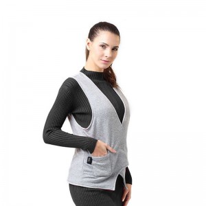 Fűtött mellény mérete állítható akkumulátorral Elektromos meleg mellény szabadtéri túrázáshoz