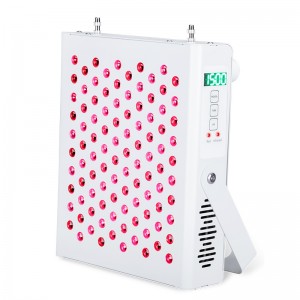 RD500 piros 660 nm-es és közeli infravörös 850 nm-es otthoni fényterápiás lámpák, 500 W-os hordozható LED-terápiás fény a bőr- és fájdalomcsillapításra