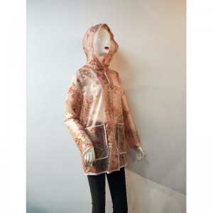 Hölgyek virágmintás nyomtató TPU dzseki RLWTJ0001