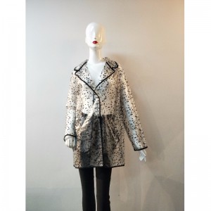 Hölgyek fekete pöttyû TPU dzseki RLWTJ0002