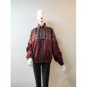 Hölgyek burkolatú PLAID-JACKET RLWJ0002