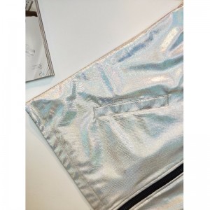 Hölgyek ezüst színű dzseki RLWJ0003