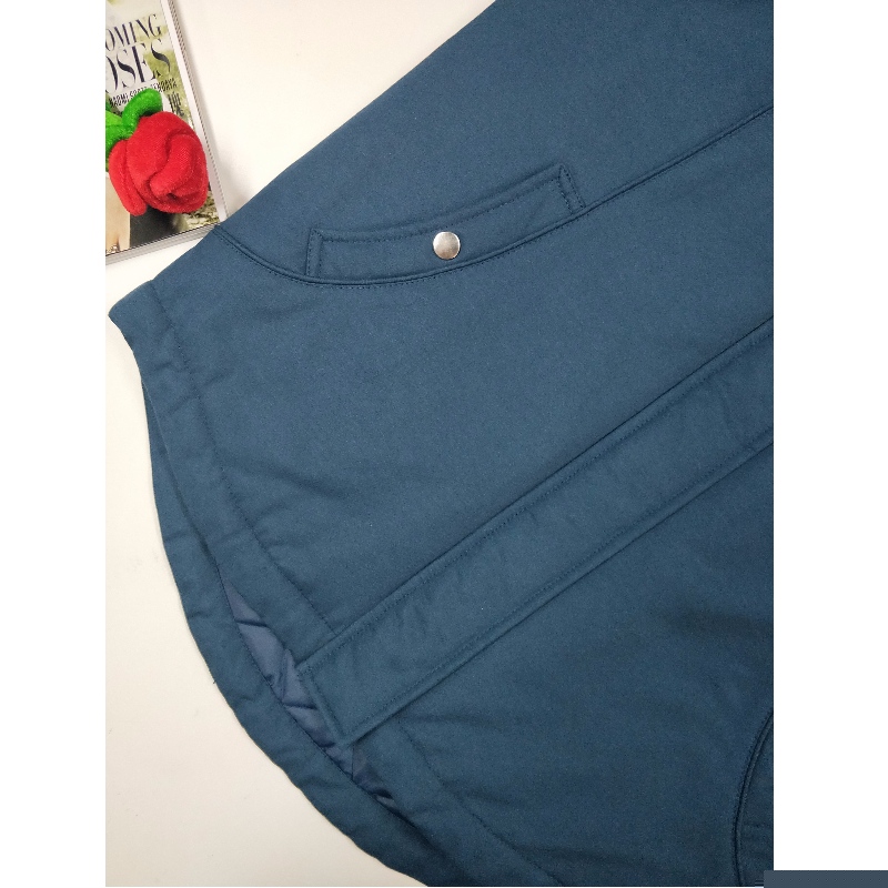 Hölgyek bevonatú kabátja motorháztetővel RLWPC0001