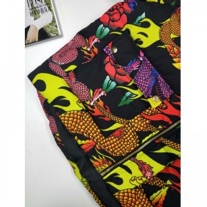 Hölgyek DRAGON PRINT PUFFER COAT RLWPC0004