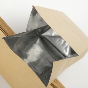 OEM gyári ár Kiváló minőségű Side Gusset Kávétea táskák Kraft papír Élelmiszer-csomagolók