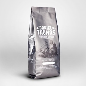 Egyedi színes nyomtatás alumínium fóliával bélelt laminált anyagból készült csomagolás zöld tea kávézacskóba