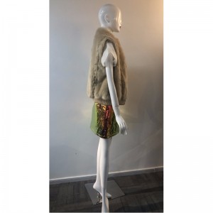 Hölgyek krém-szőrme RILWF0002