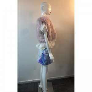 A Hölgyek Rövidszőrű RLWF0014 PINK RÖVID GILET