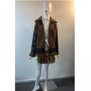 Hölgyek PU dzseki BORG TRIM RLWPJ0031