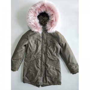 GYERMEKEK KHAKI PADDED COAT RLCPC0006