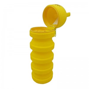 Szilikon toll táska egyedi cipzárral vicces ceruzatok