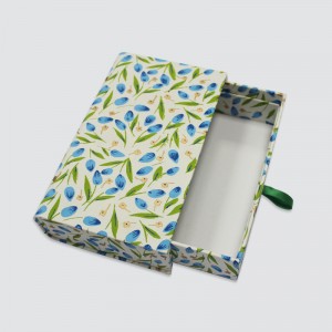 Egyszerűen húzható fiókos típusú egyedi ajándékok Ruhák Élelmiszer-kozmetikumok díszdobozban