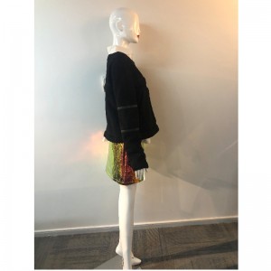 Hölgyek feketéjének feketeség nélküli kabátja RLWPC0080