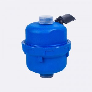 Volumetrikus folyadékkal töltött mérő műanyag testtel, távoli kábellel