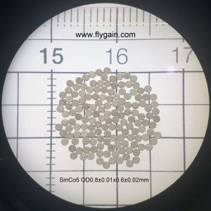 2019 Kína Gyártó, a Micro Precision Small SmCo Ring Magnet