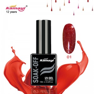Kamayi oem egyedi 12ml Neon géllakk gyöngy színű sorozat UV tartós géllakk tartós köröm gél nagykereskedelem