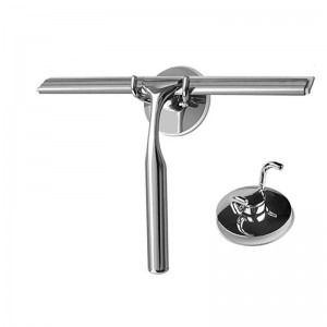 Professzionális rozsdamentes acél kacsák zuhanyzós fürdőszoba ablaküveghez, szívókorong-horogtartóval