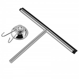 Nagykereskedelem Kiváló minőségű háztartási tisztító szerszámok Ablaktörlő zuhany ablaktörlő fém kampóval